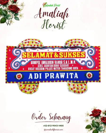 Papan Bunga Ucapan Selamat Jemberlor
